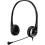 Adesso USB Stereo Headset With Adjustable Microphone  Noise Cancelling  Mono   USB   Wired   Over The Head   6 Ft Cable  , Omni Directional Microphone   Black Left/500