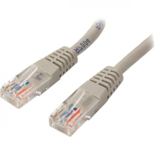 StarTech.com Patch Cable   RJ 45 (M)   RJ 45 (M)   6 Ft   UTP   ( CAT 5e )   Gray Left/500