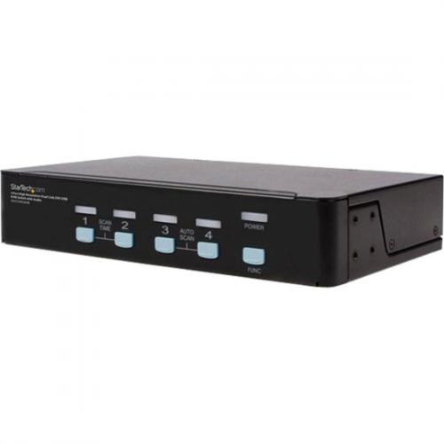 StarTech.com 4 Port High Resolution USB DVI Dual Link KVM Switch With Audio Left/500