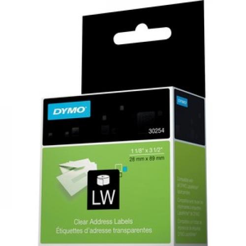 Dymo Clear Address Labels Left/500