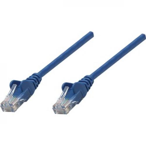 Intellinet Network Solutions Cat5e UTP Network Patch Cable, 25 Ft (7.5 M), Blue Left/500