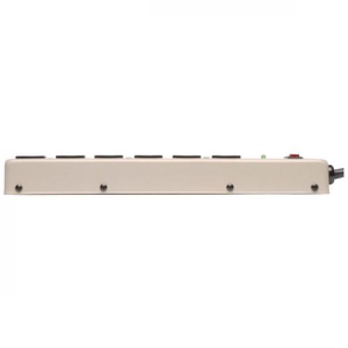 Tripp Lite By Eaton 6 Outlet Commercial Grade Surge Protector, 6 Ft. (1.83 M) Cord, 900 Joules, 12.5 In. Length Left/500