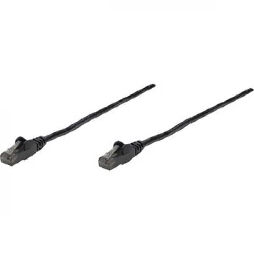 Intellinet Network Solutions Cat6 UTP Network Patch Cable, 1 Ft (0.3 M), Black Left/500