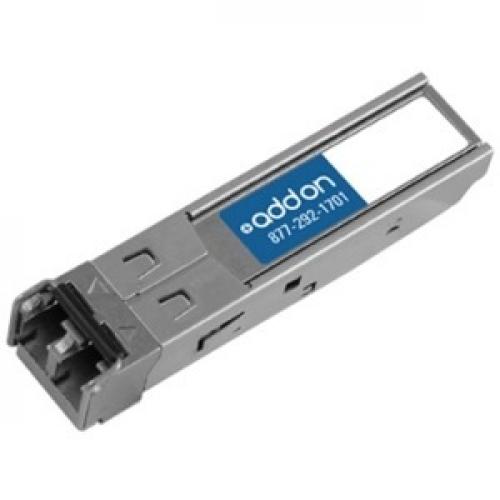 AddOn Extreme Networks 10301 Compatible TAA Compliant 10GBase SR SFP+ Transceiver (MMF, 850nm, 300m, LC, DOM) Left/500
