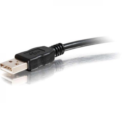 C2G 25ft USB Active Extension Cable   USB 2.0   M/F Left/500