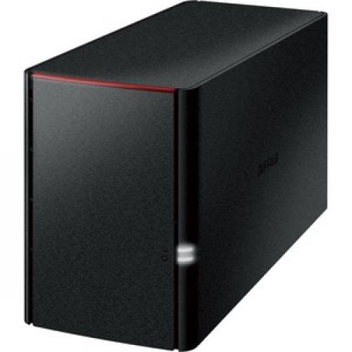 Buffalo LinkStation 220 4TB Personal Cloud Storage With Hard Drives Included Left/500