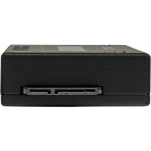 StarTech.com 1:1 Standalone Hard Drive Duplicator With Disk Image Library Manager For Backup & Restore, HDD/SSD Cloner Left/500