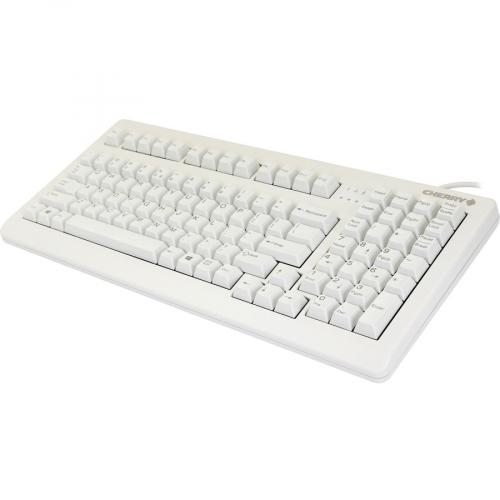 CHERRY G80 1800 Light Gray Wired Mechanical Keyboard Left/500