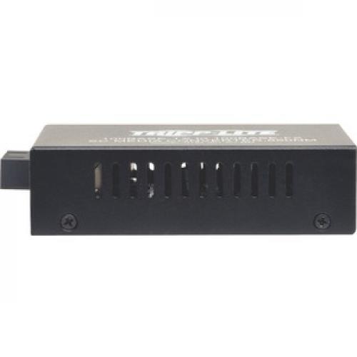 Tripp Lite By Eaton 10/100 UTP To Multimode Fiber Media Converter RJ45 / SC 550M 850nm Left/500