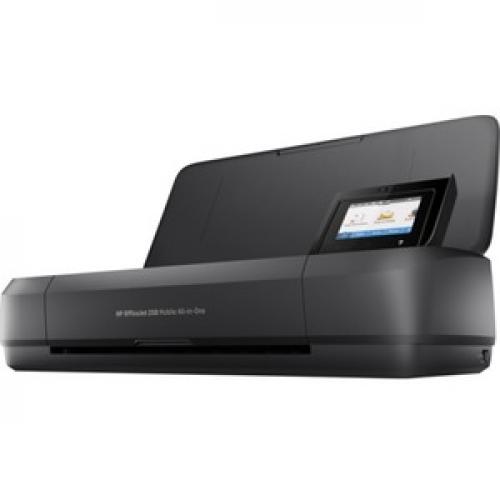 HP Officejet 250 Inkjet Multifunction Printer   Copier/Printer/Scanner   20 Ppm Mono/19 Ppm Color Print   4800 X 1200 Dpi Print   Manual Duplex Print   600 Dpi Optical Scan   50 Sheets Input Left/500