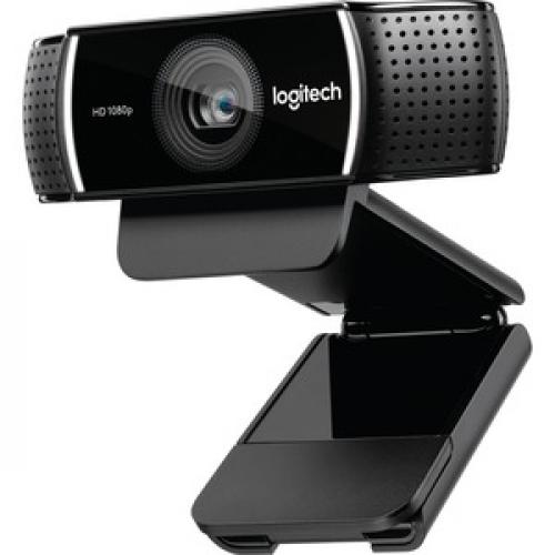 Logitech C922 Webcam   2 Megapixel   60 Fps   USB 2.0 Left/500