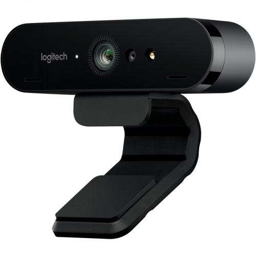 Logitech BRIO 4K Ultra HD Webcam   90 Fps   USB 3.0   4096 X 2160 Video   Auto Focus   5x Digital Zoom   Microphone   Notebook Left/500