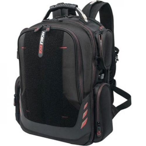 Mobile Edge Core Carrying Case (Backpack) For 17.3" Apple IPad Notebook   Black, Red Left/500