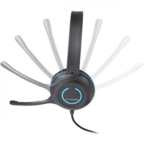 Cyber Acoustics AC 5008 USB Stereo Headset Left/500