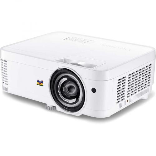 ViewSonic PS600W 3700 Lumens WXGA HDMI Networkable Short Throw Projector For Home And Office Left/500