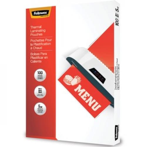 Fellowes Menu Size Thermal Laminating Pouches Left/500