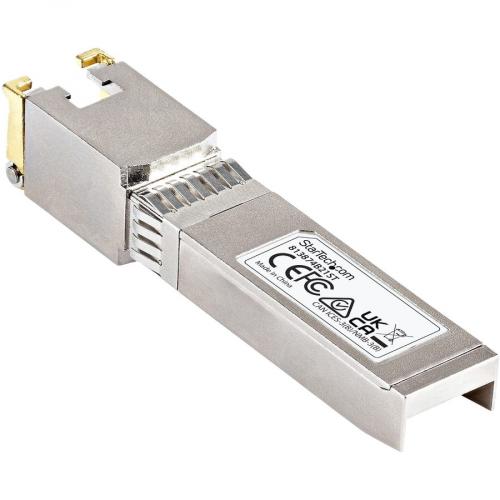 StarTech.com HPE 813874 B21 Compatible SFP+ Module   10GBASE T   10GE Gigabit Ethernet SFP+ To RJ45 Cat6/Cat5e   30m Left/500