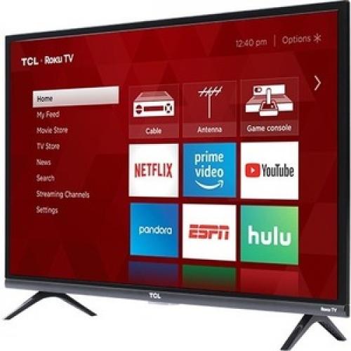 TCL 3 32S327 31.5" Smart LED LCD TV   HDTV   Black Left/500