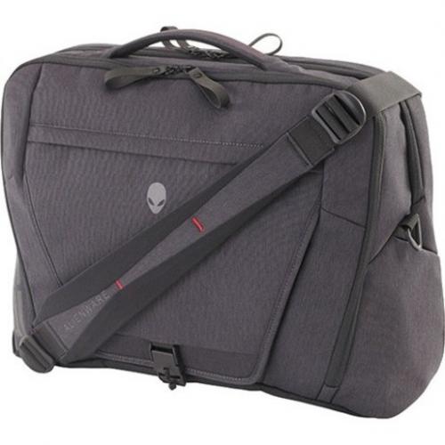 Mobile Edge Alienware Carrying Case (Briefcase) For 17.3" Alienware Notebook   Gray, Black Left/500