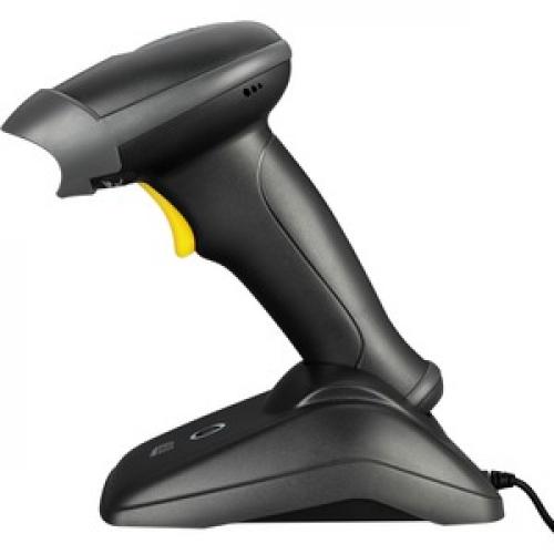 Adesso NUSCAN 2500TB Bluetooth Spill Resistant Antimicrobial 2D Barcode Scanner Left/500