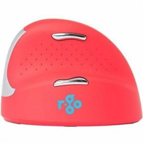 R Go HE Sport Ergonomic Mouse, Vertical Mouse, Prevents RSI, Medium (hand Length 165 185mm), Right Handed, Wireless Bluetooth Connection, Red Left/500