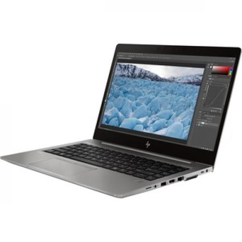 HP ZBook 14u G6 14" Mobile Workstation   Intel Core I7 (8th Gen) I7 8565U Quad Core (4 Core) 1.80 GHz   16 GB RAM   512 GB SSD Left/500