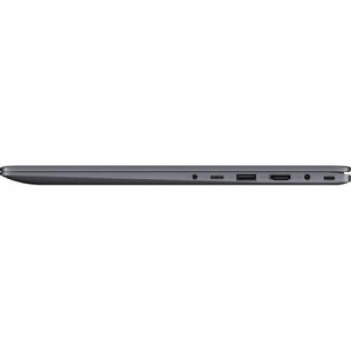 Asus VivoBook Flip 14 TP412 TP412FA DB72T 14" Touchscreen Notebook   1920 X 1080   Intel Core I7 (8th Gen) I7 8565U 1.80 GHz   8 GB RAM   512 GB SSD   Star Gray Metal Left/500