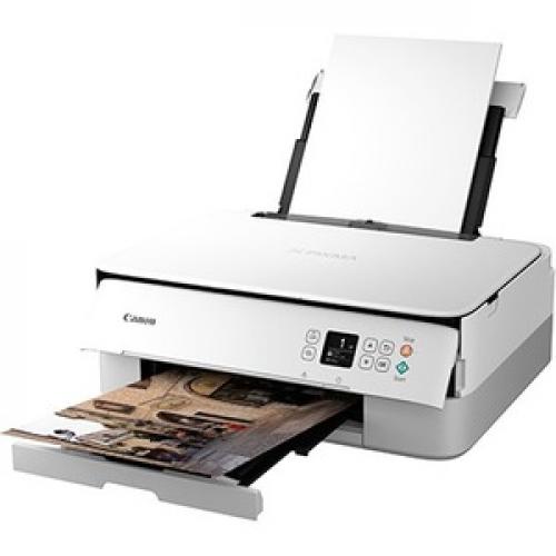 Canon PIXMA TS TS5320 White Inkjet Multifunction Printer   Color Left/500