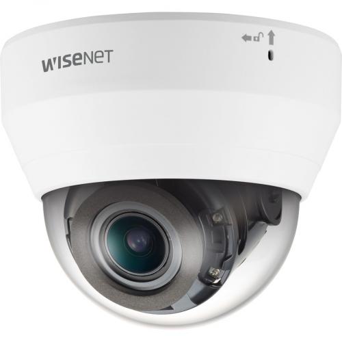 Wisenet QND 6082R 2 Megapixel Full HD Network Camera   Monochrome, Color   Dome   White Left/500