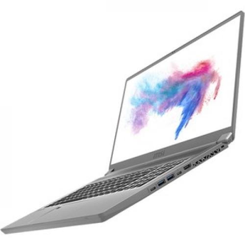 MSI Creator 17 A10SFS 254 17.3" Gaming Notebook   3840 X 2160   Core I7 I7 10875H   32 GB RAM   1 TB SSD   Space Gray With Silver Diamond Cut Left/500