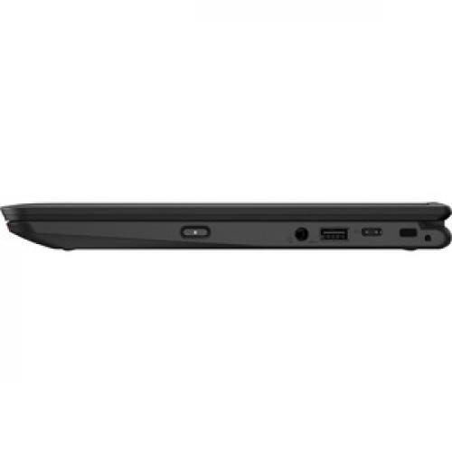 Lenovo ThinkPad Yoga 11e 5th Gen 20LMS06500 11.6" Touchscreen Convertible 2 In 1 Notebook   HD   1366 X 768   Intel Celeron N4120 Quad Core (4 Core) 1.10 GHz   4 GB Total RAM   128 GB SSD   Black Left/500