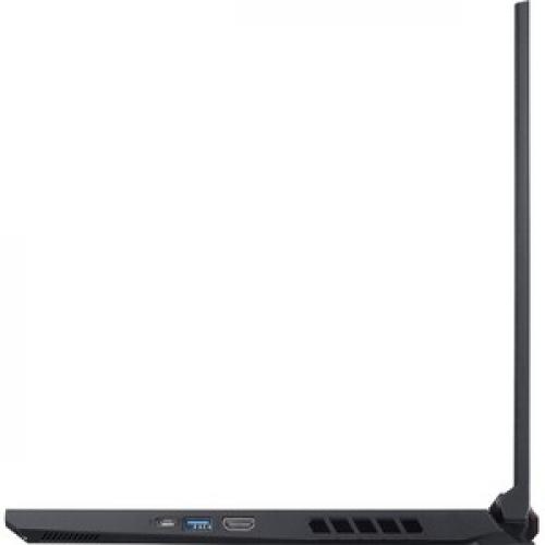 Acer Nitro 5 AN515 44 AN515 44 R078 15.6" Gaming Notebook   Full HD   1920 X 1080   AMD Ryzen 5 4600H Hexa Core (6 Core) 3 GHz   8 GB Total RAM   256 GB SSD   Obsidian Black Left/500