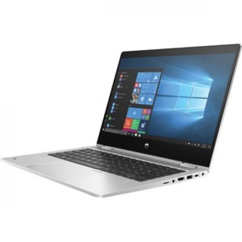 HP ProBook X360 435 G7 13.3" Touchscreen Convertible 2 In 1 Notebook   Full HD   AMD Ryzen 7 4700U   16 GB   256 GB SSD   Pike Silver Aluminum Left/500