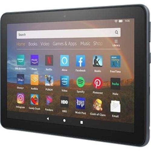 Amazon Fire HD 8 Plus Tablet   8" WXGA   3 GB   32 GB Storage   Black Left/500