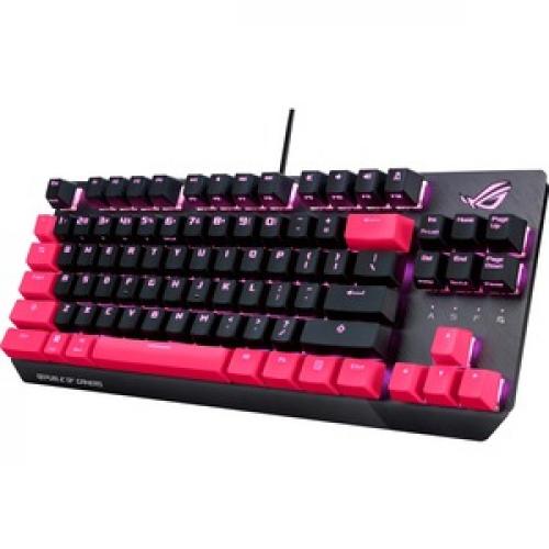 Asus ROG Strix Scope TKL Electro Punk Gaming Keyboard Left/500