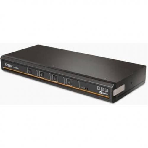 Vertiv Cybex SC800 Secure KVM | Single Head | 4 Port Universal DisplayPort | NIAP Version 4.0 Certified (SC840DPH 400) Left/500