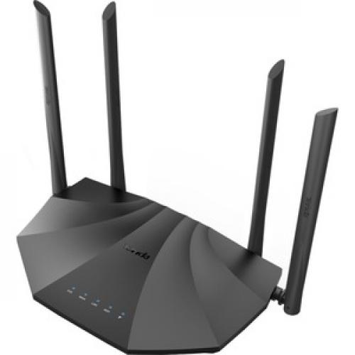 Tenda AC19 Wi Fi 5 IEEE 802.11ac Ethernet Modem/Wireless Router Left/500