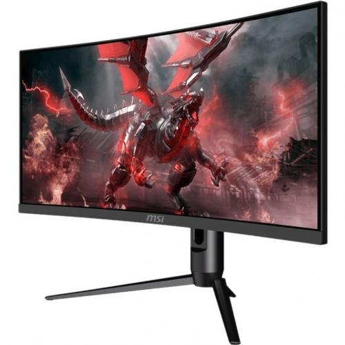 MSI Optix MAG301CR2 30" Class WFHD Curved Screen Gaming LCD Monitor   21:9 Left/500