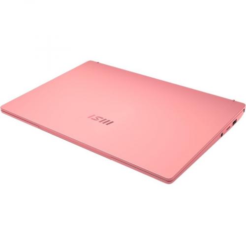 MSI Prestige 14 14" Rugged Ultrabook   Full HD   1920 X 1080   Intel Core I7 11th Gen I7 1185G7 1.20 GHz   16 GB Total RAM   1 TB SSD   Rose Pink Left/500