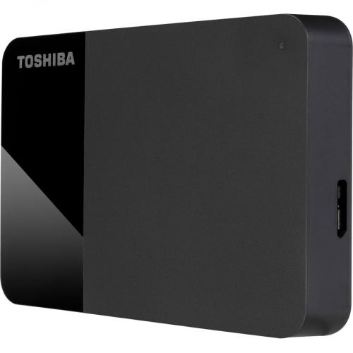 Toshiba Canvio Ready HDTP340XK3CA 4 TB Portable Hard Drive   External   Black Left/500