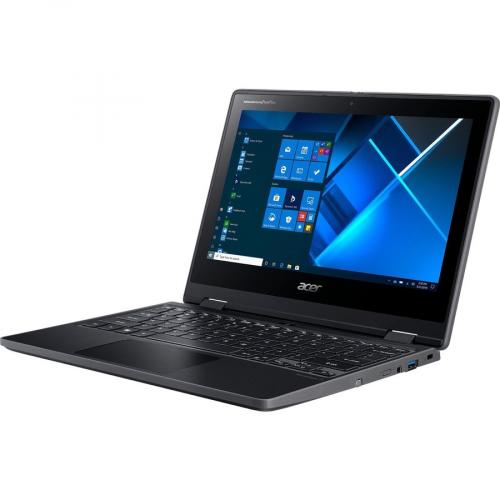 Acer TravelMate Spin B3 B311R 31 TMB311R 31 C8GZ 11.6" Touchscreen Convertible 2 In 1 Notebook   HD   1366 X 768   Intel Celeron N4020 Dual Core (2 Core) 1.10 GHz   4 GB Total RAM   64 GB Flash Memory Left/500