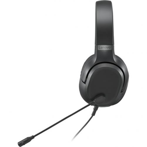 Lenovo IdeaPad Gaming H100 Headset   Soft Padded Ear Cups With Breathable Leatherette   Omni Directional Microphone   Stereo   Wired (3.5mm) Left/500