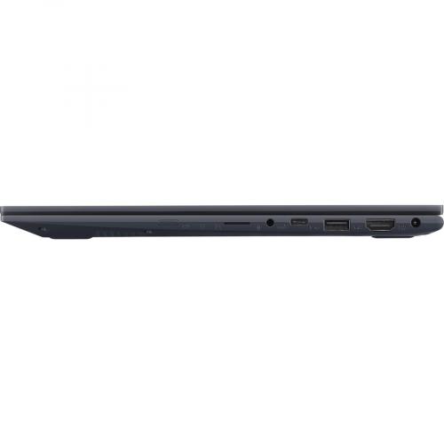 Asus VivoBook Flip 14 14" Touchscreen Convertible Notebook 1920 X 1080 FHD AMD Ryzen 7 5700U 8GB RAM 512GB SSD Bespoke Black Left/500
