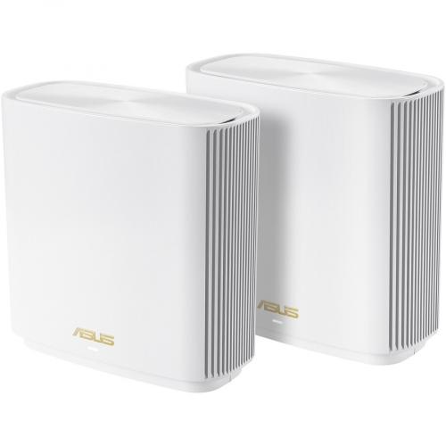 Asus ZenWiFi ET8 ET8 (W 2 PK) Wi Fi 6 IEEE 802.11ax  Wireless Router Left/500
