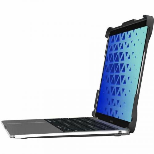 Extreme Shell L For MacBook Air 13.3" (2018 2021 W/Touch ID   Intel/M1 Chips) (Black/Clear) Left/500