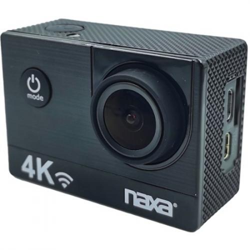 Naxa NDC 410 Digital Camcorder   2" Screen   CMOS   4K   Shiny Black Left/500