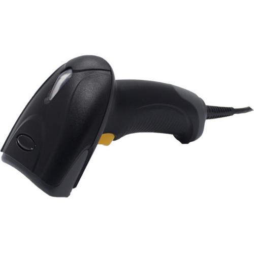 Star Micronics BSH HR2081 Black Handheld Wired Barcode Scanner   1D/2D/ USB/ Stand Included/ Black Left/500