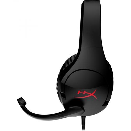HyperX Cloud Stinger Gaming Headset Black Red   Lightweight With 90 Degree Rotating Ear Cups   HyperX Signature Comfort And Durability   Swivel To Mute Noise Cancelling Mic   DTS Headphone:X Spatial Audio   Multi Device Compatibility Left/500