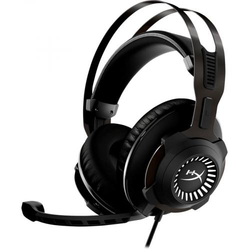 HP HyperX Cloud Revolver Gunmetal   Wired Gaming Headset + 7.1   USB, Mini Phone (3.5mm)   3.28 Ft Cable   Electret, Condenser, Uni Directional, Noise Cancelling Microphone   Noise Canceling Left/500