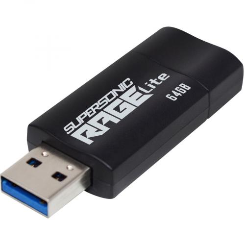 Patriot Memory Supersonic Rage Lite USB 3.2 Gen 1 Flash Drives   64GB Left/500
